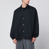 STUDIO NICHOLSON Navy blue wool shirt