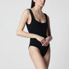 Hunza G. HUNZA G Square black one-piece swimsuit