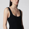 Hunza G. HUNZA G Square black one-piece swimsuit