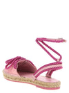 Mach & Mach Double Bow Pink Riviera Espadrilles