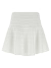 Self-Portrait Pointelle Knit Mini Skirt