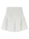 Self-Portrait Pointelle Knit Mini Skirt