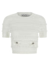 Self-Portrait Pointelle Knit Top