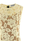Self-Portrait Yellow Crochet Lace Midi Dress
