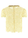 Self-Portrait Self Portrait Yellow Lace Top