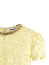 Self-Portrait Yellow Lace Top