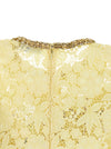 Self-Portrait Yellow Lace Top