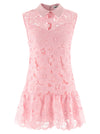 Self-Portrait Self Portrait Pink Lace Collared Dress