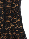 Self-Portrait Black Lace Crystal Dress