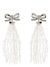Self-Portrait Self Portrait Bow Beaded Waterfall Earrings
