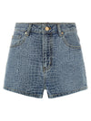 Self-Portrait Rhinestone Shorts