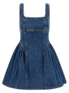 Self-Portrait Denim Mini Dress