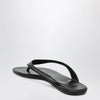 Jude Black Leather Rue Sandal