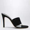Jude Black nubuck leather thong sandals