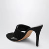 Jude Black nubuck leather thong sandals