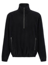 Ssstein Black Half-zip Fleece Sweater