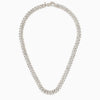 Emanuele Bicocchi 925 silver chain necklace with crystals