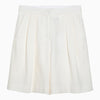 Margaux Lönnberg White wool-blend Stuart bermuda shorts
