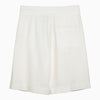Margaux Lönnberg White wool-blend Stuart bermuda shorts