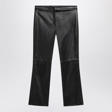  S Max Mara Black coated trousers