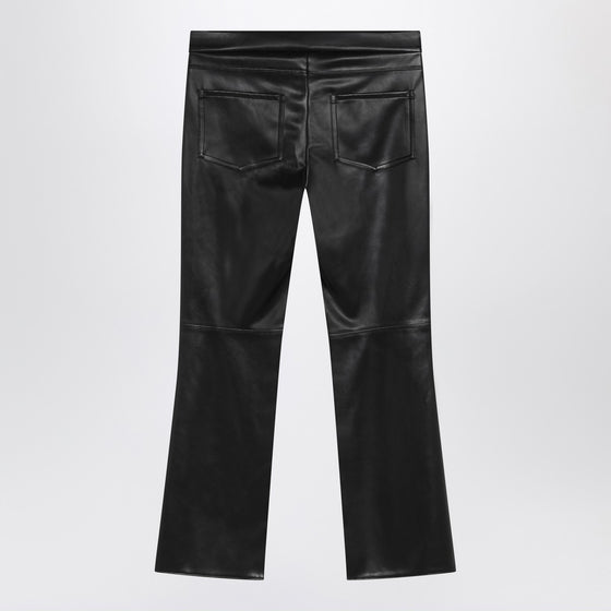 S Max Mara Black coated trousers