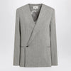 LouLou De Saison Suna tailored jacket with an asymmetric opening and lapel