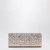 Jimmy Choo Pink Sweetie Glitter Fabric Clutch