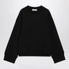 The Frankie Shop Black Talia cotton-blend sweatshirt