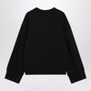 The Frankie Shop Black Talia cotton-blend sweatshirt