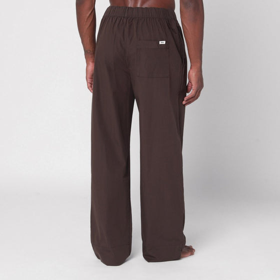 Tekla Brown pyjama trousers