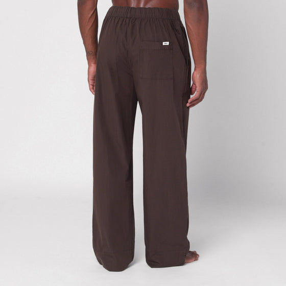 Tekla Brown pyjama trousers