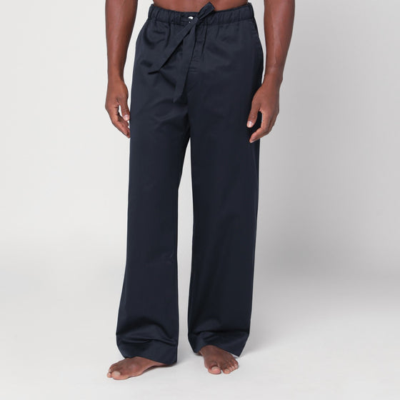 Tekla Blue/white pyjama trousers