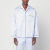 Tekla Light blue pyjama shirt