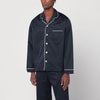 Tekla Blue/white pyjama shirt