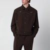 Needles Piping cowboy jacket in stretch polyester brown