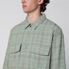 Needles Dobby Grid sporty jacket in rayon blend, mint