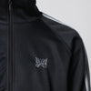 Needles Jacquard polyester track jacket in charcoal