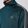 Needles Jacquard polyester track jacket with zip in green