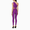 THE ANDAMANE Purple symmetrical close-fitting jumpsuit