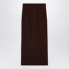 THE ANDAMANE Hot Chocolate Shelby maxi skirt in wool
