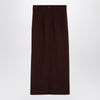 THE ANDAMANE Hot Chocolate Shelby maxi skirt in wool