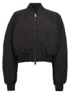 The Andamane Sierra Cropped Bomber Jacket