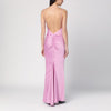 THE ANDAMANE Peony colour dress with back draping