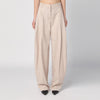 THE ANDAMANE Wide sand-coloured pants