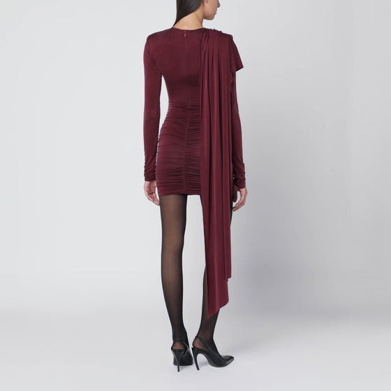 THE ANDAMANE Xenia rouge noir mini dress