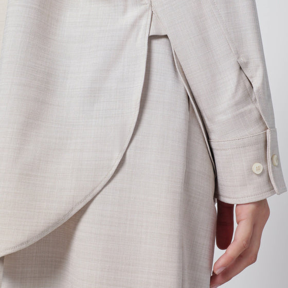 THE ANDAMANE Ivory Wendela oversized suit