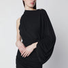 THE ANDAMANE Black one-shoulder mini dress