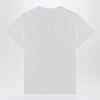 GANNI White T-shirt with leopard print