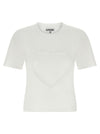 Ganni Heart Embroidery T-shirt