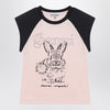 GANNI Pink T-shirt with logo print